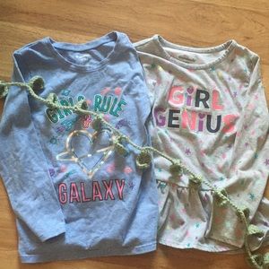Set of Garanimals Girls Long Sleeve Tops Size 4t